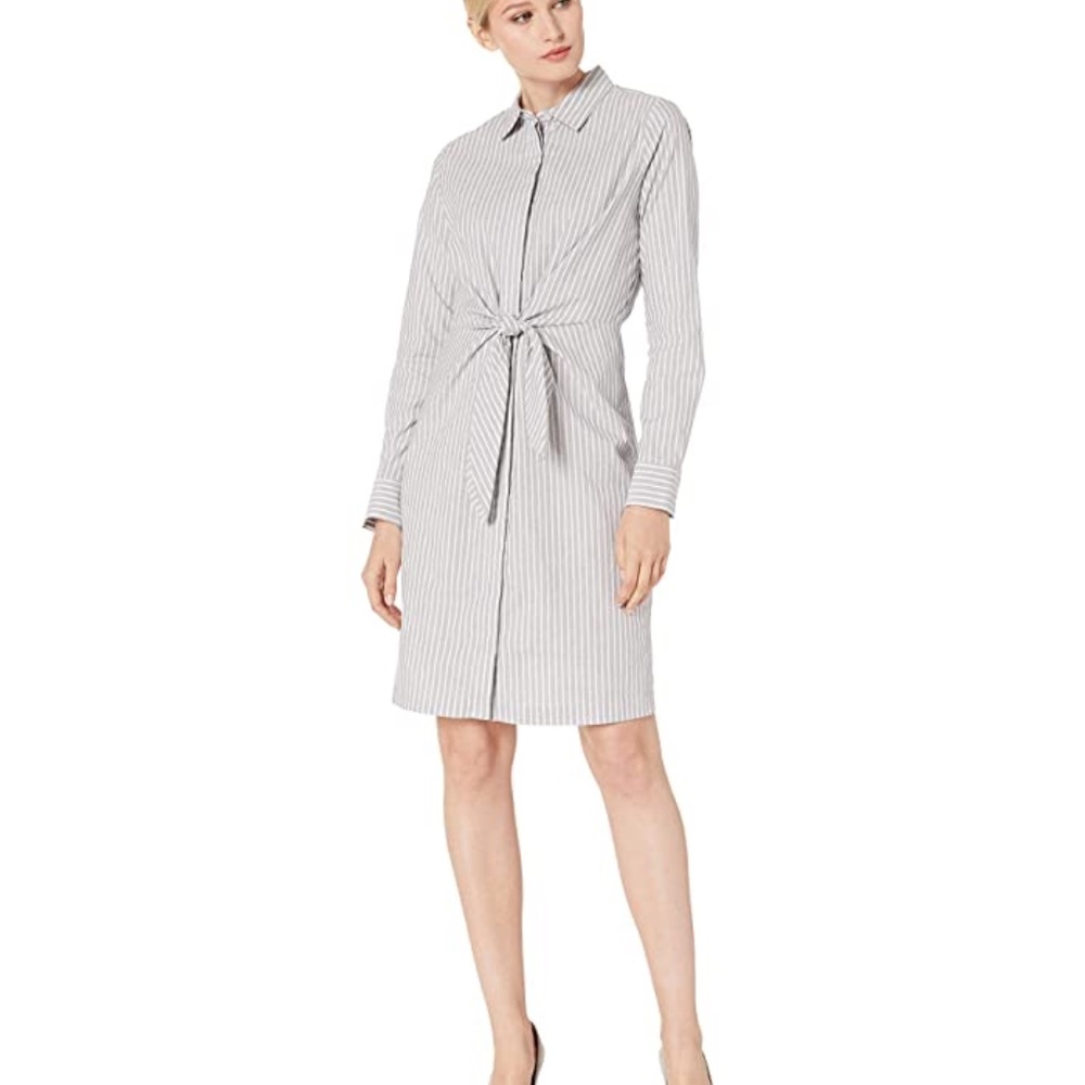 Calvin Klein striped shirt dress